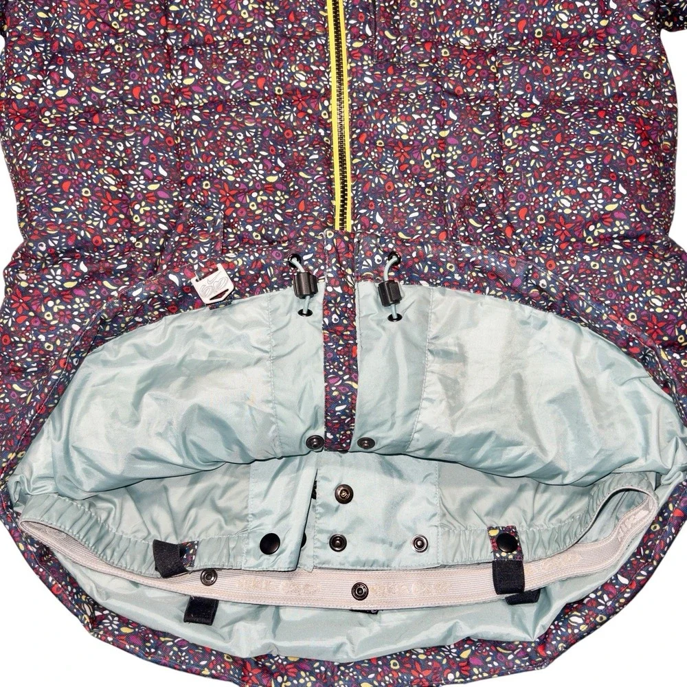 NIKE 6.0 VASHI SNOWBORDING‎ HOODED DOWN JACKET MULTICOLOR WOMENS MEDIUM SKI
